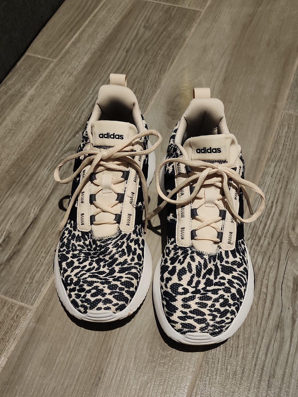 Gently Used- Adidas Race TR21 Leopard Running Shoes